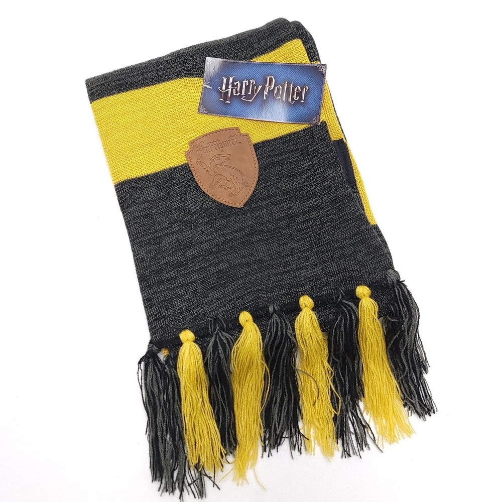 Harry Potter Hufflepuff Knit Scarf One Size Loot Crate Exclusive New With Tags
